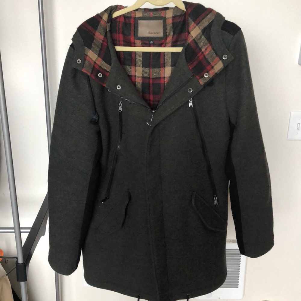 Civil Society Amsterdam Wool Fish Tail Parka - Med - Picture 7 of 7
